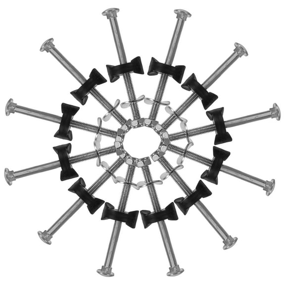 Trampoline Screw Bolts Child 12 Pcs Replace Shell Galvanized Steel Trampolines Accessories Kit Parts