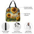 thumbnail image 3 of Rocae Artistic Oil Painting Sunflower for Insulated Lunch Bag for Women Men,Large Lunch Box for Work School Picnic Hiking Daytrip, 3 of 5