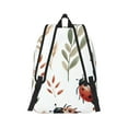 thumbnail image 2 of Rateoe Watercolor Ladybug Pattern Canvas College Laptop Backpack,Travel Daypack,Durable Rucksack Travel Notebook Bag School Backpack Book Bag for Men Women-Small, 2 of 7
