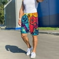thumbnail image 3 of Daiia Gaming Mens Woven Stretch Pajama Short,Short Pajama Pants-4X-Large, 3 of 7