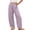 Purple, variant on FRSASU Girls Loose Fit Wide Leg Pants Casual Baggy Trousers with Pockets Lightweight Summer Sweatpants for Kids Purple