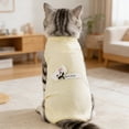 thumbnail image 4 of Anti-Licking Cat Post-Surgery Recovery Suit, Breathable Abdominal Wound Protection Onesie, E-Collar Alternative for Spay Neuter Recovery(Beige,L), 4 of 5