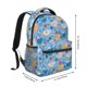 thumbnail image 2 of Fotbe Cute Chickens and Flowers Mochila Casual con Estampado para Escuela, Viajes y Actividades al Aire Libre - Duradera, Ligera y Cómoda, 2 of 5