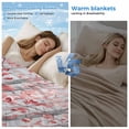 thumbnail image 2 of Pink Teal Forest Cooling Blanket, Lightweight Breathable Summer Throw Blanket with Double Sided Cold Effect, Modern Oil Painting Art Picnic Beach Blankets Bed Sheet for Hot Sleepers 50"x60", 2 of 8