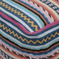 thumbnail image 3 of GDF Studio Hilliard Boho Handcrafted Peruvian Print Cube Pouf, Multi-Colored and Yellow, 3 of 5