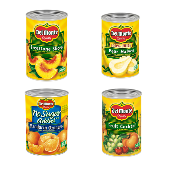 Del Monte Easy Meals Fruit Variety Pack – 8 Cans for Quick Fixes