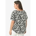 thumbnail image 2 of Ellos Women's Keyhole Peasant Blouse, 2 of 4