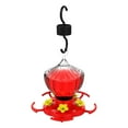 thumbnail image 5 of Mupvlun 16 oz Hummingbird Feeder - Outdoor Feeder with Built-in Ant Guard & Bee-Proof Design, 5 Feeding Ports, Wide Mouth for Easy Filling, Detachable Base for Easy Cleaning Red, 5 of 8