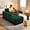 Green, variant on Chaise Lounge Chair Indoor, Plush Corduroy Cloud Couch, Fluffy Oversized Sofa Bed for Bedroom Living Room, Comfy Boneless Reading Longue Chair Sleeper Sofa No Assembly, Gray