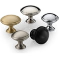 thumbnail image 2 of Ashley Norton MT3950-038-PNI Solid Brass Andria 1-1/2" Mushroom Cabinet Knob - Nickel, 2 of 3