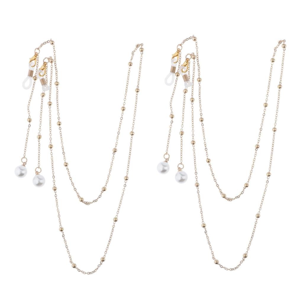 Metal Eyeglass Chains Pack of Reading Eyeglasses Holder Strap Cords