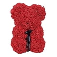 thumbnail image 2 of Flores preservadas de oso rosa artificial para regalo de cumpleaños de San Valentín (rojo) Ndcxsfigh Nuevos Originales, 2 of 3