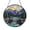 Acrylic 3.5 Inch, variant on Stained Glass Style Lake Scene Suncatcher, Mountain Water Window Art Panel, Decorative Hanging Ornament