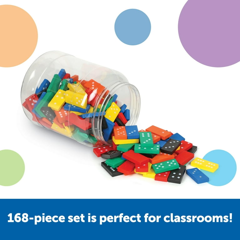Learning Resources Double-Six Dominoes In Bucket, Math