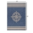 thumbnail image 2 of 3â€™ x 5â€™ Navy Nautical Indoor Outdoor Area Rug, 2 of 9
