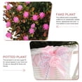 thumbnail image 3 of Hytrove Maceta Con Planta Bonsái Artificial Rosa Ideal Para Y Ambientación Interior, 3 of 6