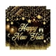 thumbnail image 2 of Servilletas de papel de Año Nuevo de 20 piezas, vajilla desechable negra y dorada para celebraciones festivas, decoraciones suaves y absorbentes para fiestas de Nochevieja y eventos, 2 of 6