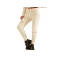 thumbnail image 1 of GUESS Womens Ivory Stretch Tie Textured Adjustable Waist Pull On Lounge Pants XL, 1 of 1