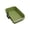 Green, variant on Open Top Cat Litter Box with High Sides, Splash-Proof Kitty Litter Pan with Removable Base, Easy Cleaning