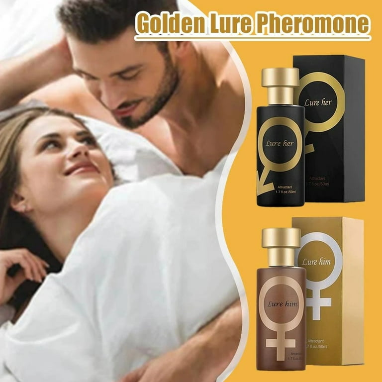 Glamour Golden Lure Pheromone Perfume Spray For Men Women Attract Men Her Him  Pheromones Long Lasting Light Fragrance 50ml 
