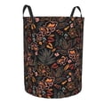 thumbnail image 2 of Fotbe Floral Laundry Basket with Handles, Waterproof Large Laundry Hamper, Wash Bag for Corner Dorm, Rolling Laundry Basket with Handles-Small, 2 of 8