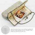 thumbnail image 3 of BCIIG Squirrel Pumpkins Jewelry Box for Necklace Ring Earring, Compact Travel Case with Multiple Storage Spaces White, 3 of 5