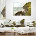 thumbnail image 4 of Designart Crescent Head Coastline in Australia - Landscape Printed Throw Pillow - 12x20, 4 of 5