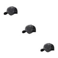 thumbnail image 3 of Decodeary Stylish Cap For Men Gifts For Outdoor Adventures Easy To Wear Baseball Cap gray 3Set, 3 of 6