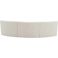 thumbnail image 4 of Meridian Furniture Infinity Cream Boucle Fabric 3pc. Modular Sectional, 4 of 11