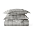thumbnail image 5 of Noble Linens Gray Polka Dot Pattern Duvet Set 3-Piece Duvet Cover Set, King/Cal King, 5 of 14