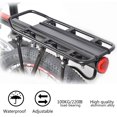 thumbnail image 2 of Bike Bicycle Cargo Rack Rear Bike Rack for Back of Bike Carrier Rack with Fender Quick Release Mountain Road Bicycle Rear Racks Capacity Universal, 2 of 7
