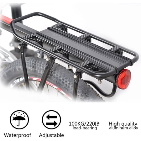 Mountain bike luggage rack, adjustable bike rack, aluminum alloy, quick