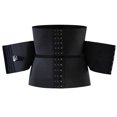 thumbnail image 1 of Hebilla Faja Posparto para Mujer para Entrenamiento Deportivo Físico (L Negro), 1 of 9