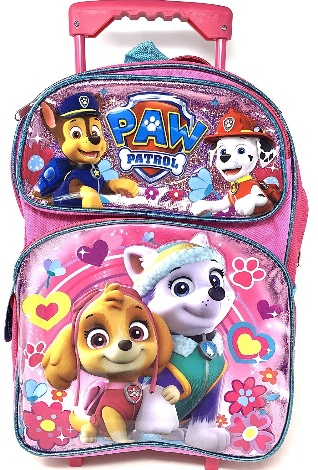 Paw Patrol 16" Large Rolling School Backpack 16498