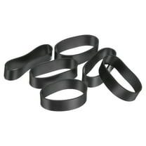 Uxcell Silicone Rubber Bands, 30Pcs 20x7mm Silicone Elastic Bands Cable Ties, Black