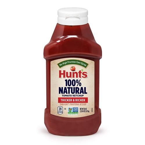 Hunts All Natural Tomato Ketchup, 38 Oz - Pack of 2