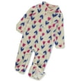 thumbnail image 3 of Carter's Baby Girls' Sherpa Coveralls - pink/blue, 9 months (Newborn), 3 of 4