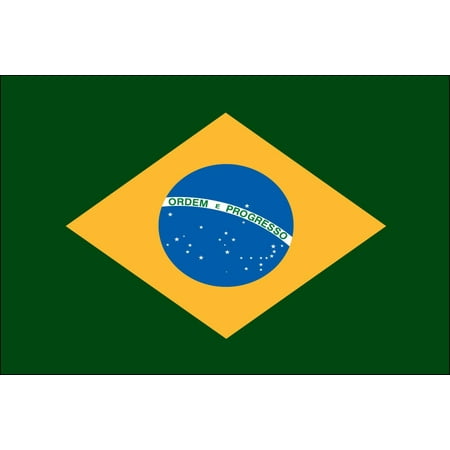 Brazil 3ft x 5ft Indoor Polyester Country Flag
