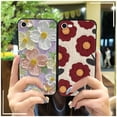 thumbnail image 5 of LYM-Phone Case For iphone 7/8/SE 2020/2022/SE2/SE3/ip7/ip8, Dirt-resistant Protective Shockproof Oil Painting Durable Silicone Graffiti Soft case Full wrap Cute flower Anti-knock Cartoon, 5 of 9