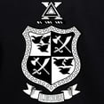 thumbnail image 3 of CafePress - Delta Chi Black And White Coat Of Arms Sweatshirt - Pullover Hoodie, Classic & Comfortable Hooded Sweatshirt, 3 of 4