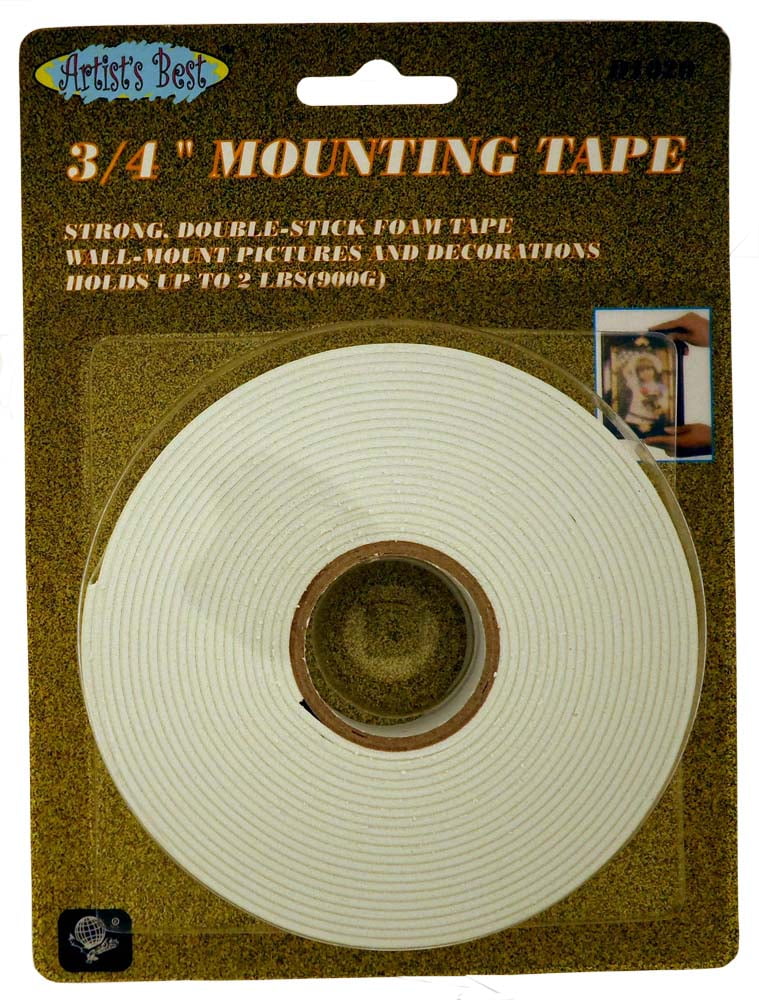 3/4" X 197" Roll Of Doublesided Mounting Tape With 2lb Capacity For