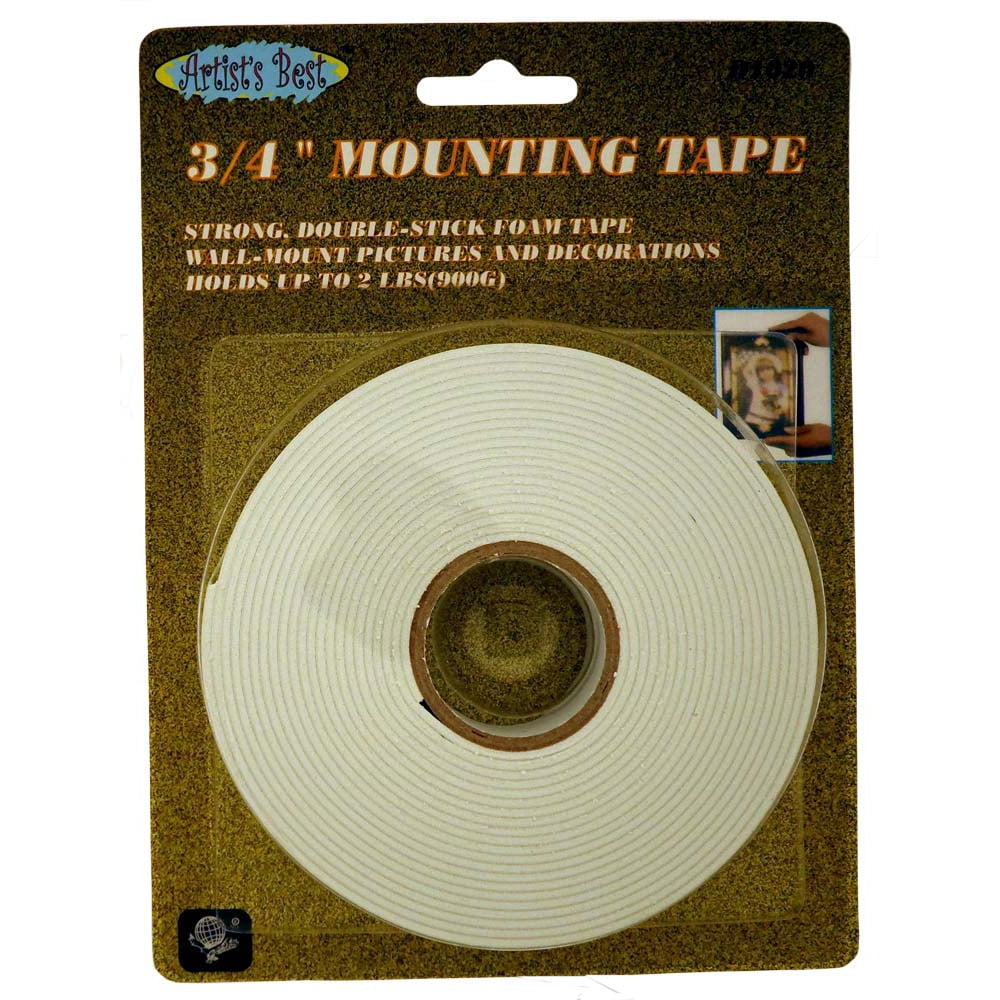 3/4" X 197" Roll Of Doublesided Mounting Tape With 2lb Capacity For