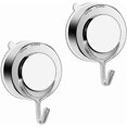 thumbnail image 1 of Vacuum Suction Cup Hook, Suction Cup Hook for Bathroom, Toilet, Kitchen, Suction Cup Wall Hook, Powerful Towel Hook, Stainless Steel Shower Hook (2), 1 of 5