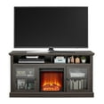 thumbnail image 3 of Ameriwood Home Leesburg Fireplace TV Stand for TVs up to 65", Espresso, 3 of 9