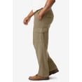 thumbnail image 3 of Boulder Creek By Kingsize Men's Big & Tall  Renegade Side-Elastic Waist Cargo Pants, 3 of 5