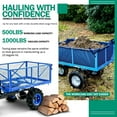 thumbnail image 3 of Landworks 48V 2Ah Self-Propelled Electric Utility Wagon - Effortlessly Haul up, 3 of 5