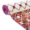 thumbnail image 6 of Unique Loom Tribal Trellis Collection Area Rug - Alami (6' 1" Square Ivory Multi/Ivory), 6 of 11