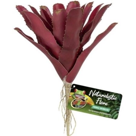 Zoo Med Naturalistic Flora Fireball Bromeliad Terrarium Plant [Decor, Reptile Supplies] 1 count