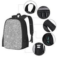 thumbnail image 2 of Disketp GlitterSilver Mochila Minimalista de Gran Capacidad, Mochila de Viaje para Escuela, Trabajo o Uso Diario, 2 of 6