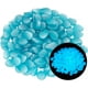 thumbnail image 1 of RV Rocas que brillan en la oscuridad, 200 piezas de guijarros brillantes azules, piedras brillantes para decoración al aire libre, rocas brillantes para jardín, estanque, camino, césped, rocas luminos, 1 of 5
